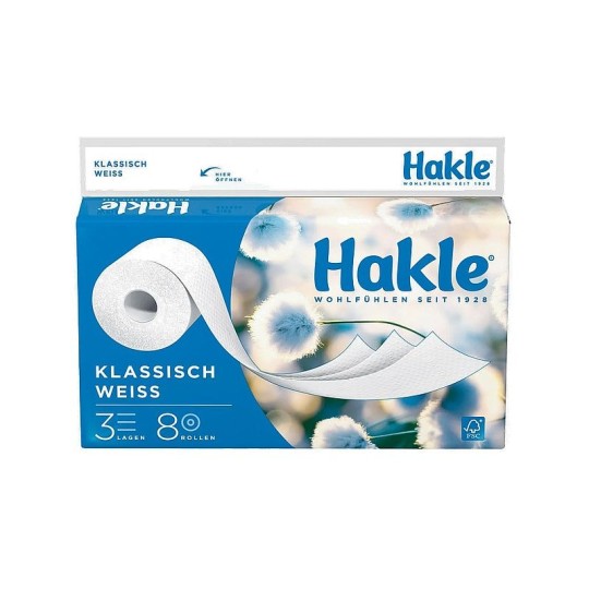 HAKLE ТУАЛЕТНАЯ БУМАГА 150Х8ШТ