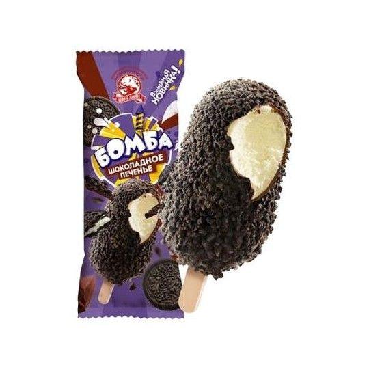 Бомба эскимо шоколадное печенье Шин-Лайн 90 гр