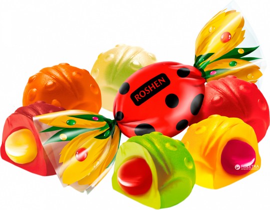 Карамель желейная  ROSHEN "Солнечный жук", вес