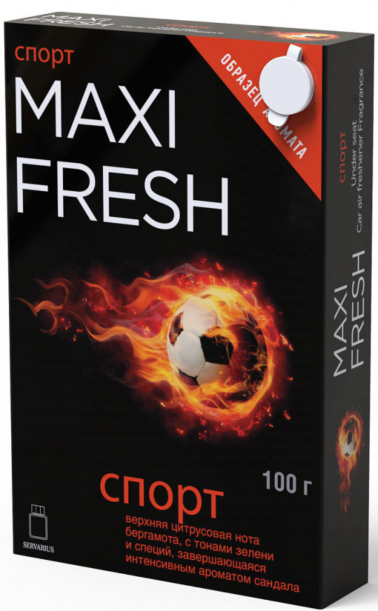 Ароматизатор для автомобиля Maxi fresh под сиденье спорт 100 г