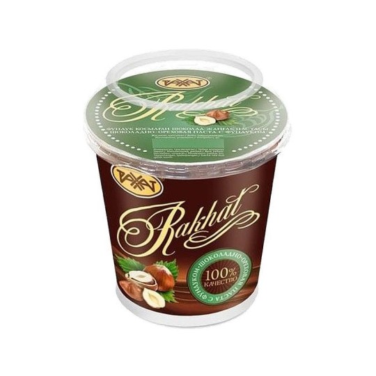 Паста шоколадная  РАХАТ Ореховая с фундуком,  470 гр, пластиковый стаканчик