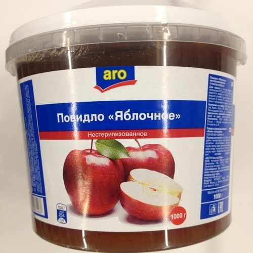 1000Г ПОВИДЛО ЯБЛОЧНОЕ ARO