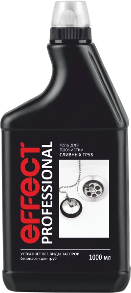 EFFECT PROFESSIONAL Гель для прочистки сливных труб 1000 мл