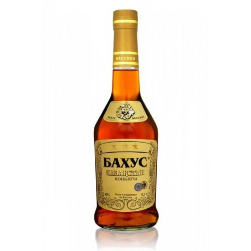 Казахстан БАХУС 3* коньяк 0,5л.