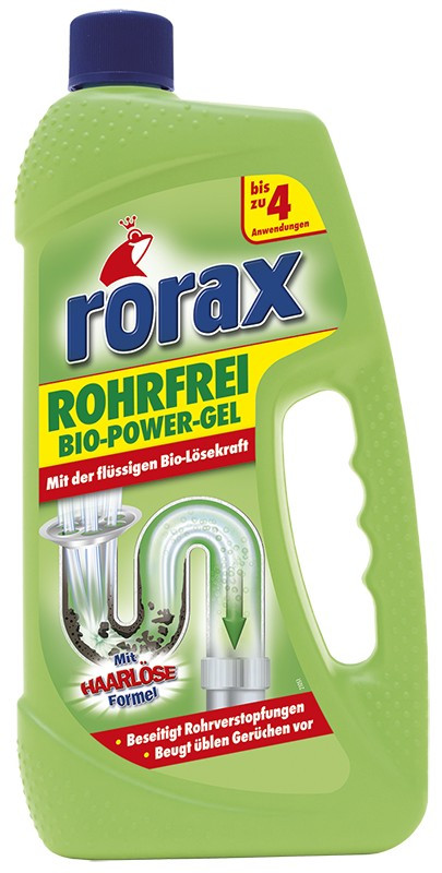 Rorax Чистящее средство для сливных труб Био гель 1000 мл