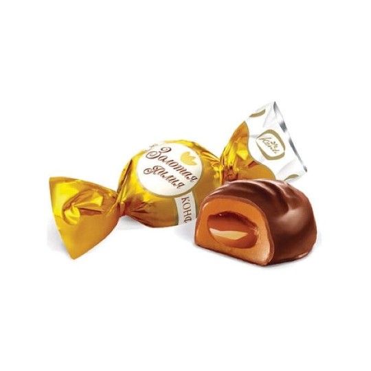 Конфеты "KONTI" шоколадные ЗОЛОТАЯ ЛИЛИЯ на основе тоффи, со сгущенным молоком 1кг