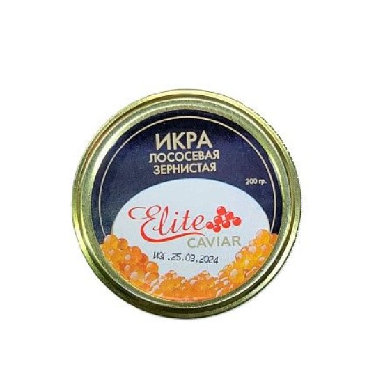 ИКРА ELITE CAVIAR ЛОСОСЕВАЯ ЗЕРНИСТАЯ 95 Г Ж/БАН.