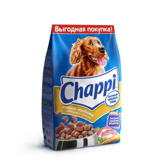 Корм сухой для собак Chappi мясное изобилие 2,5 кг