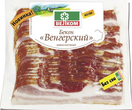 Бекон венгерский Велком варено-копченый 500 г
