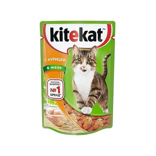 85Г КОРМ ЖЕЛЕ КУРИЦА KITEKAT