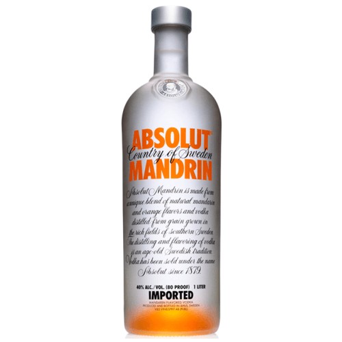 Absolut водка Mandrin 1 л.