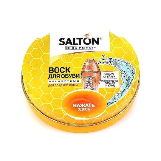 Воск для обуви Salton бесцветный для гладкой кожи 75 мл