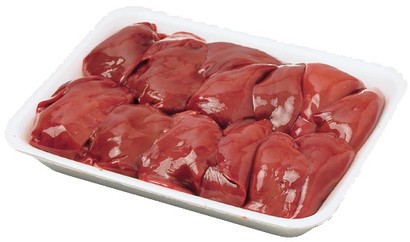 Печень цыпленка бройлера Алель на подложке охлажденная вес