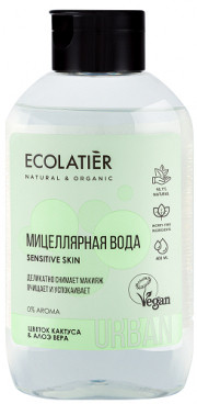 Вода мицеллярная Ecolatier для снятия макияжа для чувствительной кожи 400 мл