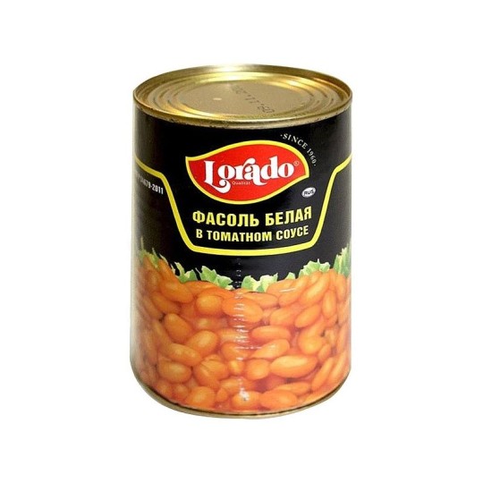 Фасоль белая Lorado в томатном соусе 425 мл