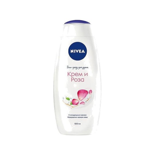 Гель NIVEA Mолоко и роза для душа флак 500мл 