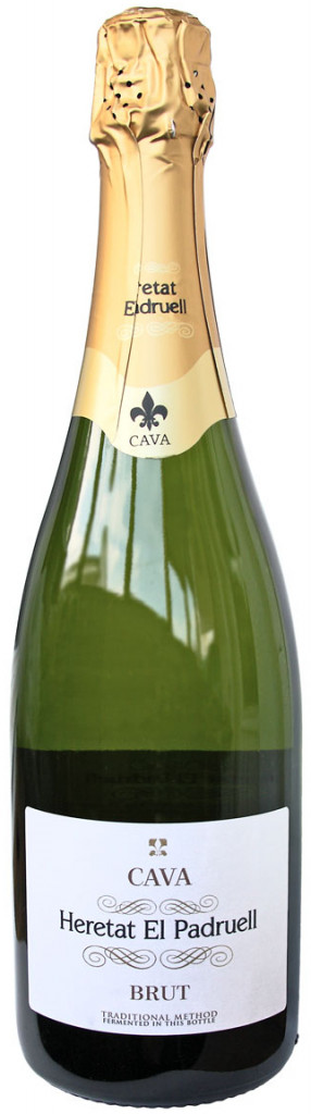Вино игристое Cava Heretat El Padruell Brut  белое сухое 0,75 л (Испания)