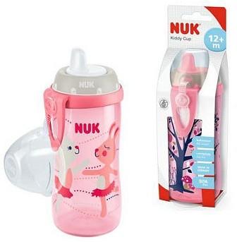 Поильник Nut Kiddy Cup с насадкой из полипропилена, с 12 месяцев, 300 мл