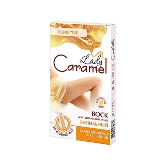 Воск для эпиляции тела Lady Caramel ванильный 16 шт