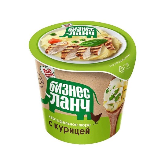 ПЮРЕ КАРТОФЕЛЬНОЕ БИЗНЕС ЛАНЧ КУРИЦА 40ГР