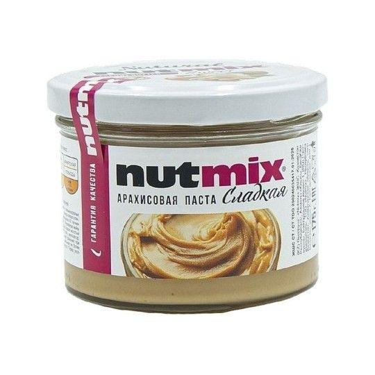 ПАСТА АРАХИСОВАЯ СЛАДКАЯ NUTMIX СТ/Б 375ГР