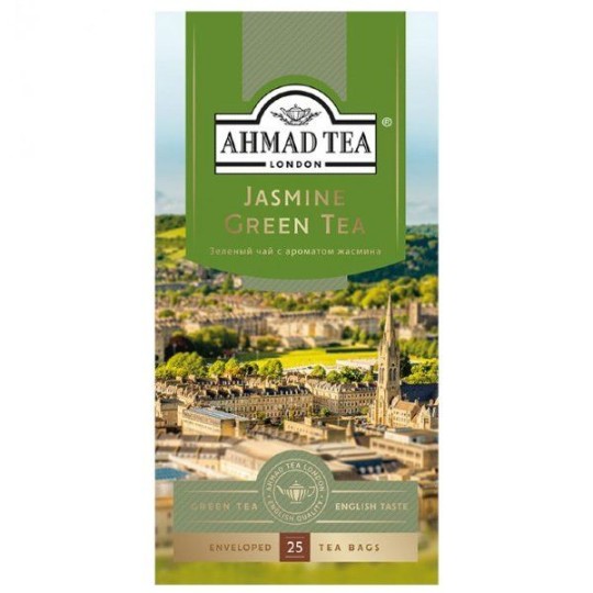 AHMAD TEA| чай зеленый с жасмином 25 пакетиков 
