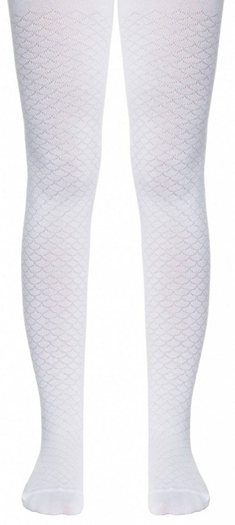 Колготки детские Conte kids тип-топ белый рост 116-122 см