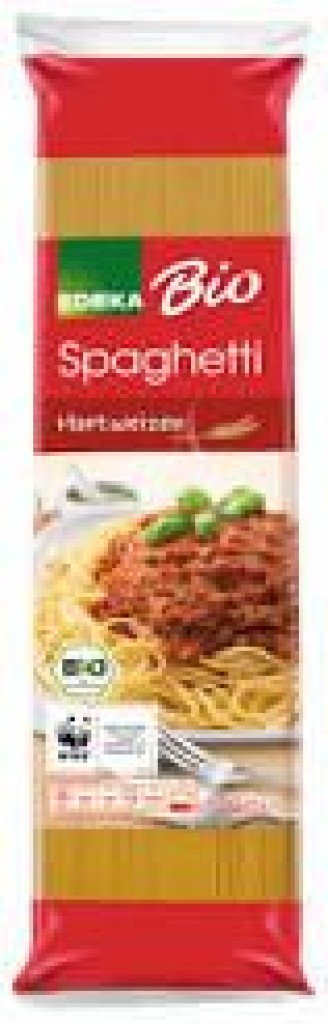 EDEKA СПАГЕТТИ БИО ИЗ МУКИ ГРУБ. ПОМОЛА 500G