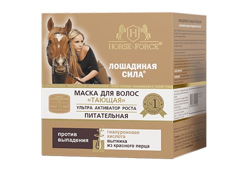 МАСКА Д/ВОЛОС ЛОШАДИННАЯ СИЛА ТАЮЩАЯ ПИТАТЕЛЬНАЯ 250МЛ
