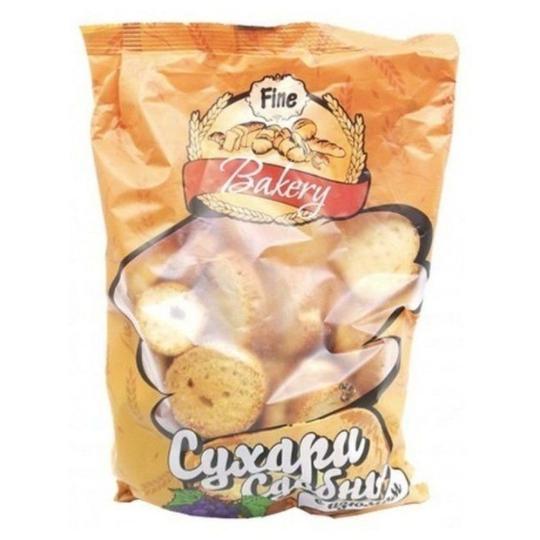 Сухари Fine Bakery сдобные с изюмом 350 г 