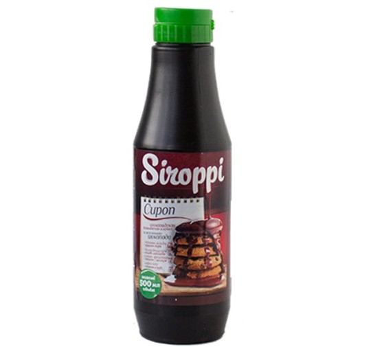 500МЛ ТОППИНГ SIROPPI ШОКОЛАД