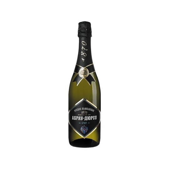 Вино игристое белое сухое Abrau Durso Brut  10,5-13%, , 0,75 л. (Россия)