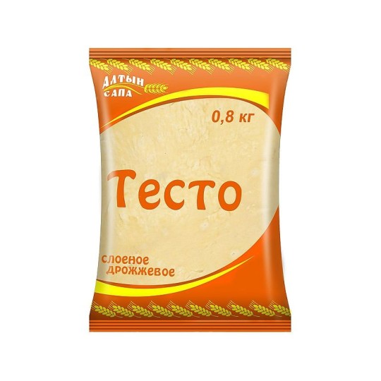 Тесто Алтын Сапа слоеное дрожжевое 0,8 кг
