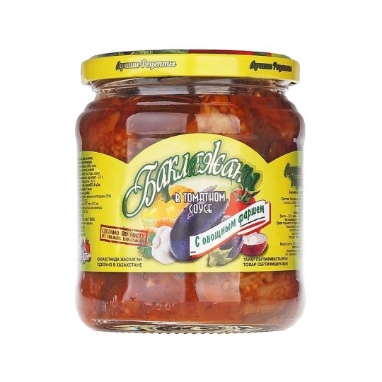 Баклажаны Лучшие рецепты С овощным фаршем в томатном соусе 440мл