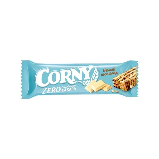 CORNY БАТОНЧИК МЮСЛИ БЕЛЫЙ ШОКОЛАД 6ШТ120ГР