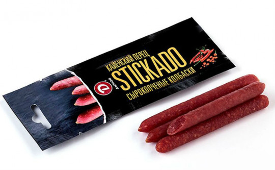 40Г Сырокопченые колбаски Стикадо классические ДЫМОВ