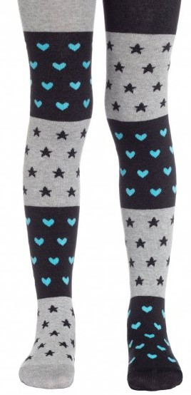 Колготки детские Conte kids тип-топ графит серый рост 128-134 см