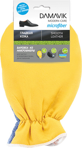 Варежка для обуви Damavik чистка и полировка микрофибра двухсторонняя