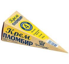 Новосибирское мороженое  Рожок сахарный Крем Пломбир 70 гр