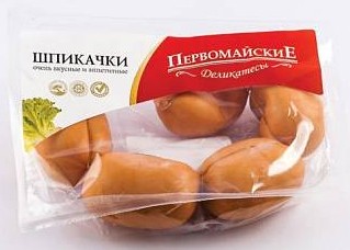 Шпикачки Первомайские деликатесы высший сорт вес