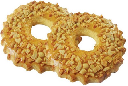 Печенье кольцо с орехом Сырье цеха, вес.