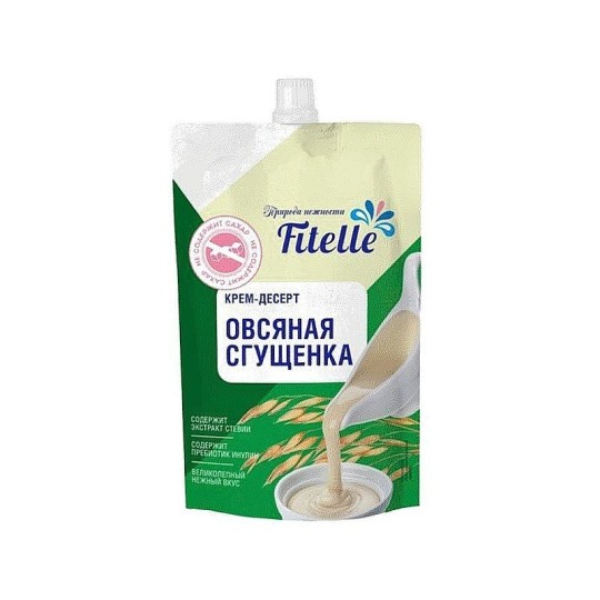 КРЕМ-ДЕСЕРТ FITELLE ОВСЯННАЯ СГУЩЕННОЕ МОЛОКО 100Г