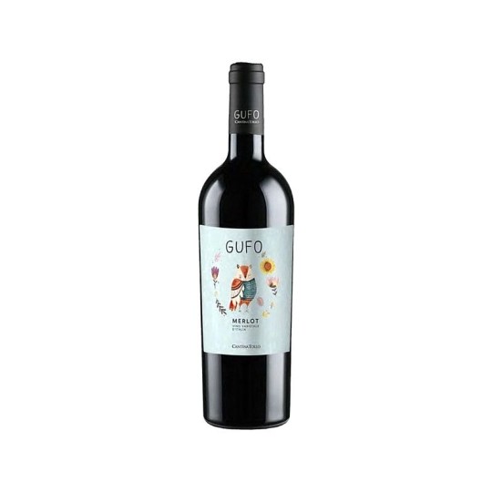 ВИНО CANTINA TOLLO GUFO MERLOT КР/СУХ 13% 0,75 Л