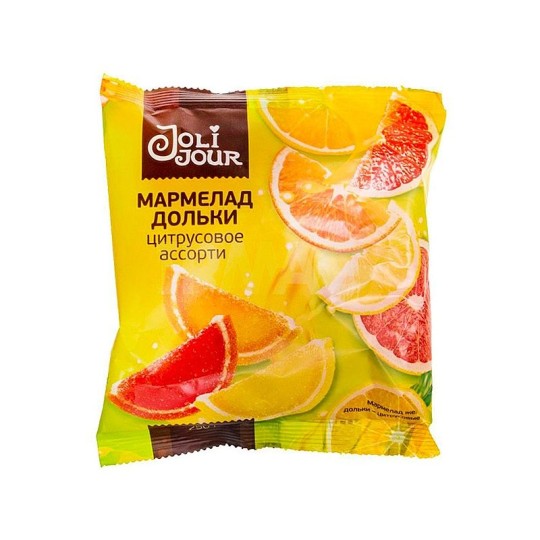JOLI JOUR МАРМЕЛАД ДОЛЬКИ ЦИТРУСОВЫЕ АССОРТИ 250Г