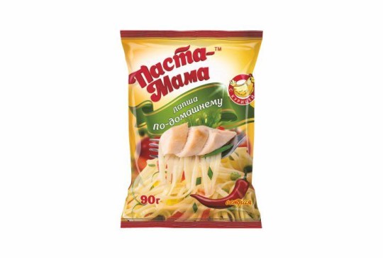 "ПАСТА МАМА" лапша быстрого приготовления курица острая по-домашнему 90 гр