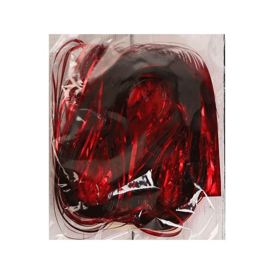 Дождик новогодний красный, 75 мм х 1,5 м 