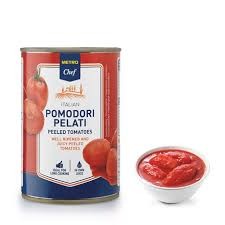  ТОМАТЫ ОЧИЩЕННЫЕ В С/С METRO CHEF 400Г