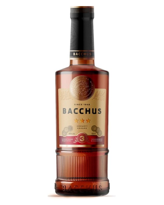 КОНЬЯК BACHUS 3 ГОДА 40% 0,5 Л СТ/БУТ