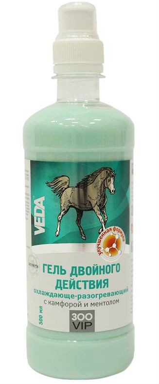 Гель двойного действия охлаждающе-разогревающий с камфорой и ментолом 500 мл