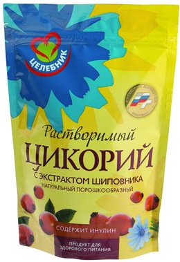 Цикорий Целебник растворимый порошкообразный с экстрактом шиповника 85 г